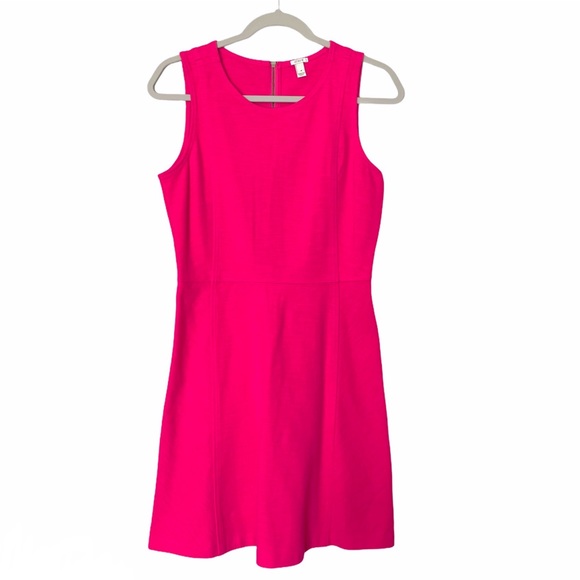 J. Crew Dresses & Skirts - J. Crew Pink / Coral Sleeveless Fit & Flare Dress